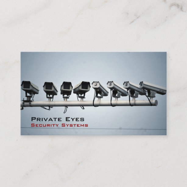 Surveillance Business Cards & Profile Cards Zazzle CA