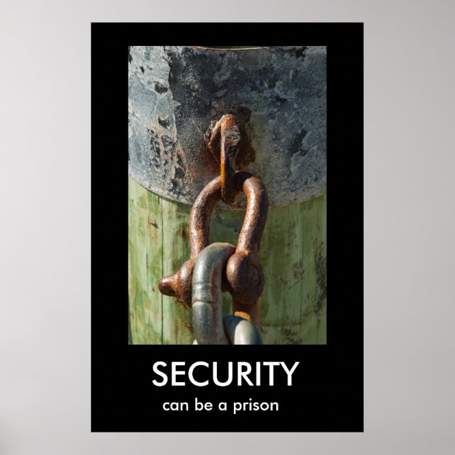 SECURITY, can be a prison Demotivational Poster (Front)