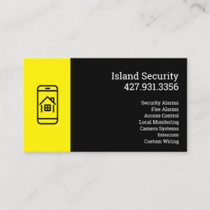 Security Company Business Card