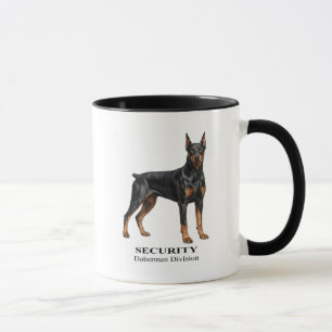Security Doberman Division Mug