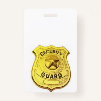 Security guard badge