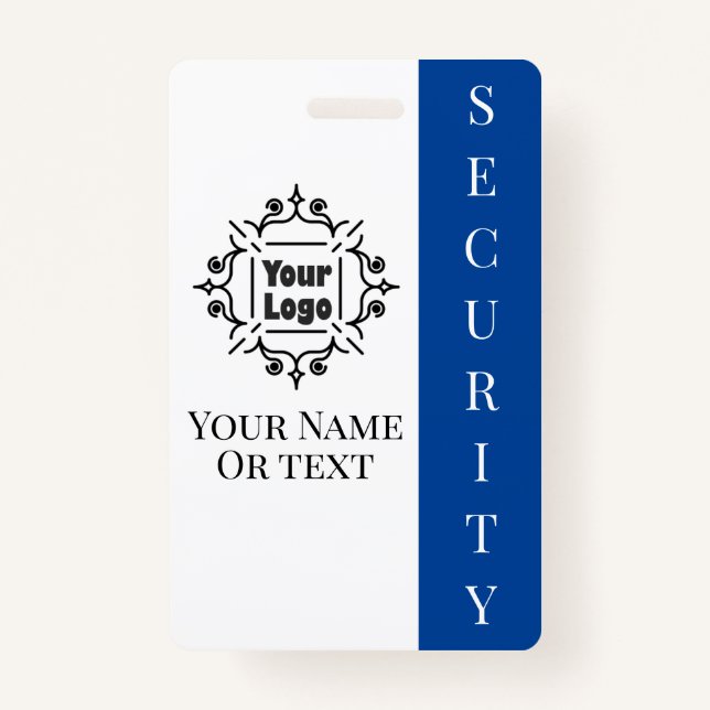 Security Guard Employee ID with Logo Badge (Front)