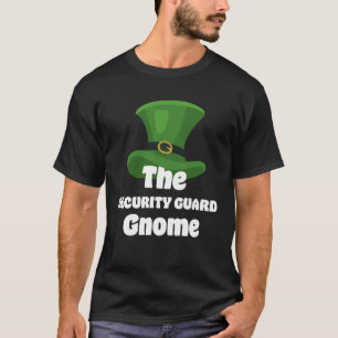 Security Guard Gnome St Patricks Day T-Shirt