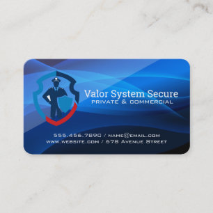 Security Logo   Protection Agency Business Card