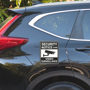 Security Notice 24HR Video Surveillance Sign 