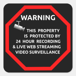 Security Sticker for Windows By Business Supplies
