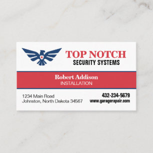 Security Systems Business Card