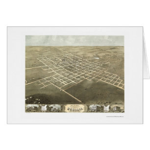 Sedalia, MO Panoramic Map - 1869