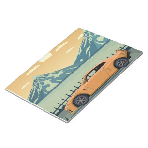 Sedan car notepad
