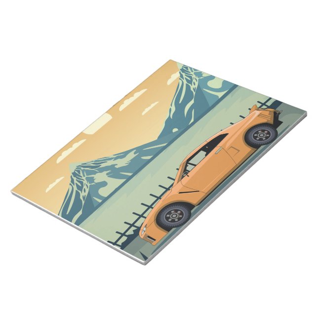 Sedan car notepad (Angled)