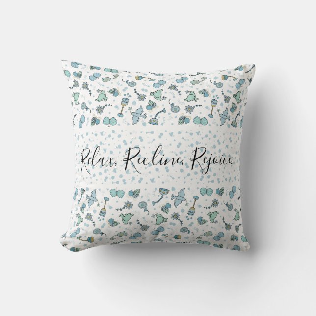 Séder Whimsical Coussin de 16/16 po (Recto)