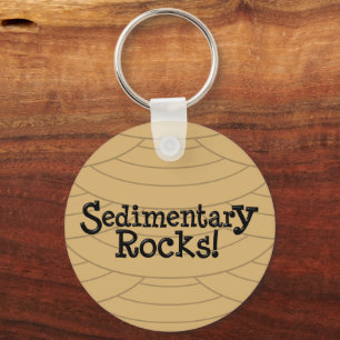 Sedimentary Rocks! Keychain