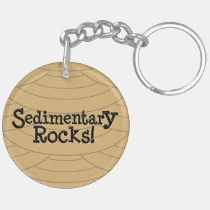 Sedimentary Rocks! Keychain