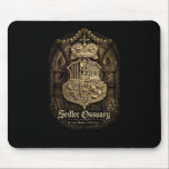 Sedlec Ossuary  Mouse Pad<br><div class="desc">Add a touch of dark elegance to your setup with this Sedlec Ossuary themed mouse pad. Designed with intricate skeletal patterns and gothic elements,  it combines smooth functionality with a visually striking aesthetic.</div>