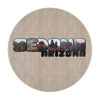 Sedona Arizona Big Letter - Mountain View Cutting Board