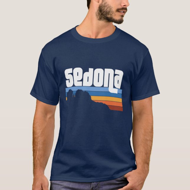 Sedona Arizona Desert Sunset Sihouette Oversized T-Shirt (Front)