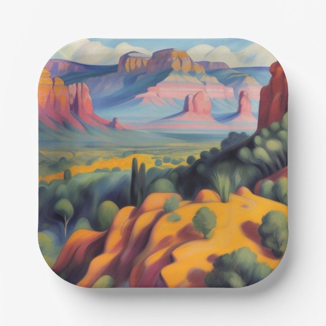 Sedona, Arizona Paper Plate (Front)