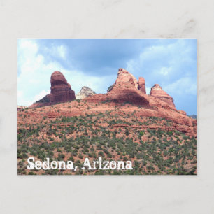 Sedona Arizona Red Desert Postcard Southwest Art
