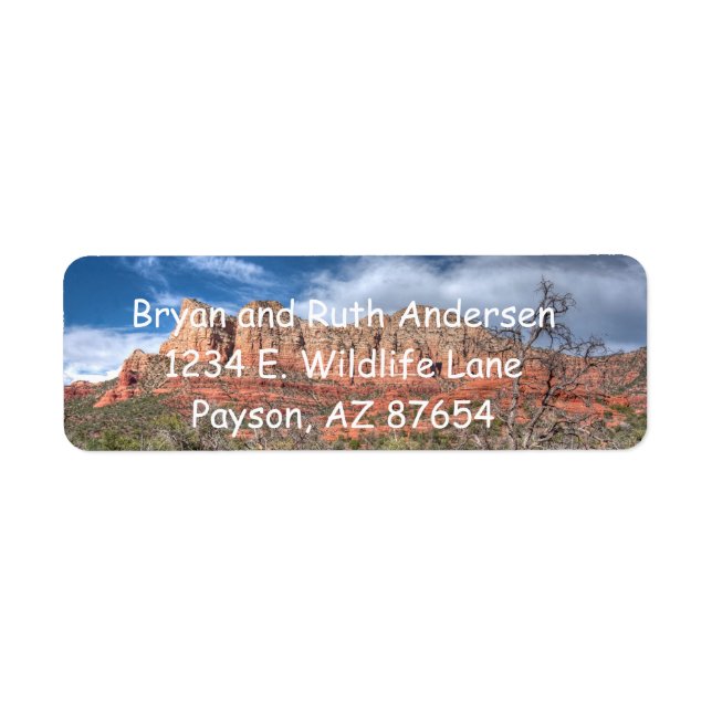 Sedona Arizona red rock landscape (Front)
