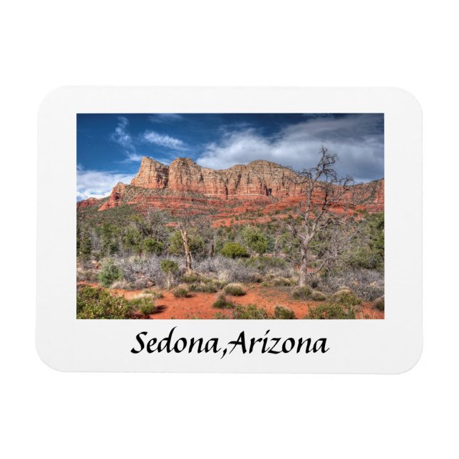 Sedona Arizona red rock landscape Magnet (Horizontal)