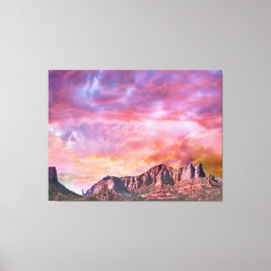 SEDONA ARIZONA Red Rock Sunset Canvas Print