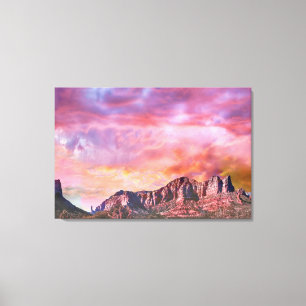 SEDONA ARIZONA Red Rock Sunset Canvas Print