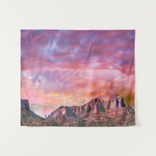 SEDONA ARIZONA Red Rock Sunset Tapestry
