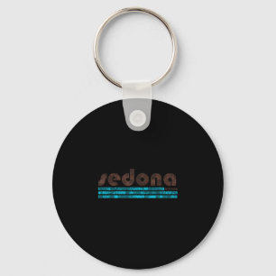 Sedona arizona retro vintage weathered hiking keychain