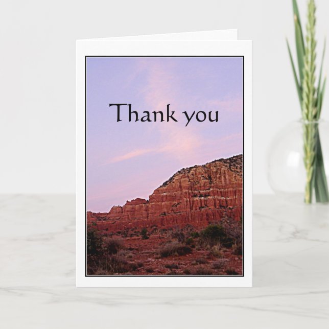 Sedona Arizona rochers rouges, merci (Devant)