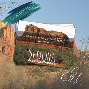 Sedona AZ QR code  Business Card