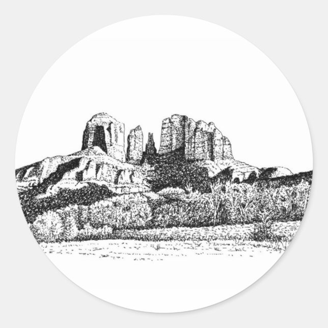 Sedona Classic Round Sticker (Front)