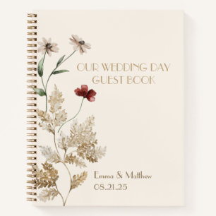 Sedona Garden Wedding Day Guest Book