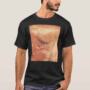 Sedona pictograph 'Magic buck' nature art beauty T-Shirt