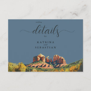 Sedona Red Rock Cathedral Rock Enclosure Card