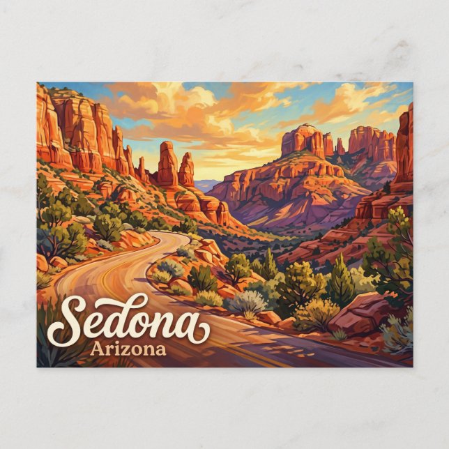 Sedona Red Rock Loop Road Arizona Postcard (Front)