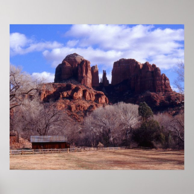 Sedona Red Rock Poster (Front)