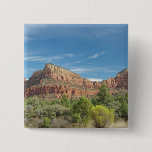 Sedona Red rocks 2 Inch Square Button