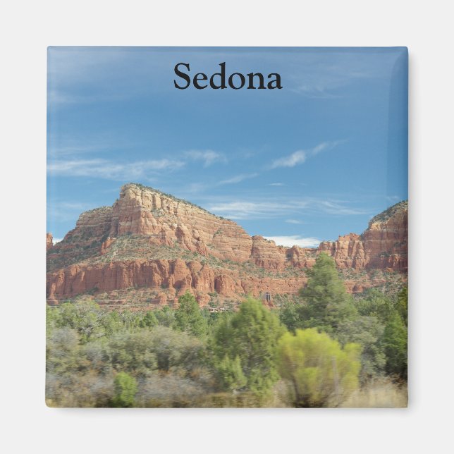 Sedona Red rocks Magnet (Front)