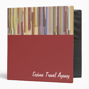 Sedona Stripes Personalized Binder