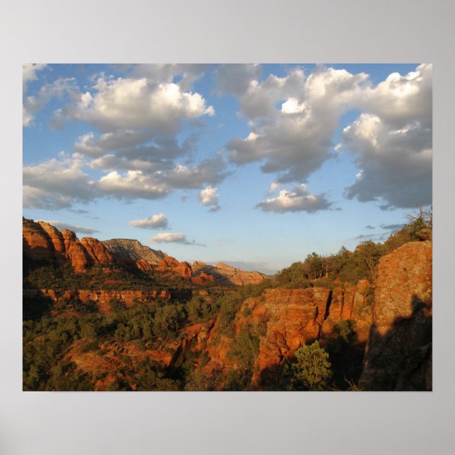 Sedona sunset 003 poster (Front)