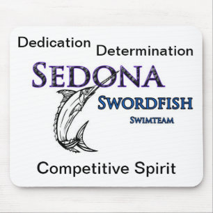 Sedona Swordfish Swim Team Mouse Pad