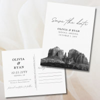 Sedona Wedding Save the Date Postcard