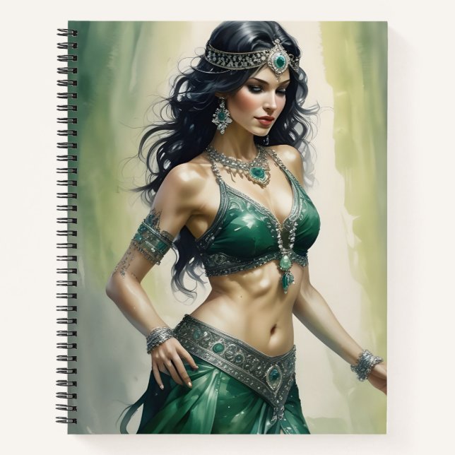 Seducción Esmeralda Notebook (Front)