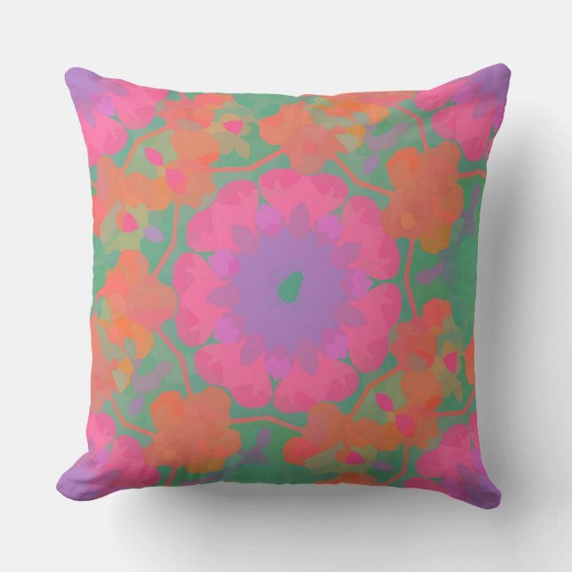 Seductive Alien Beauties Throw Pillow (Front)
