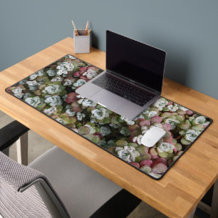 Sedum Spathulifolium Stonecrop Floral Desk Mat