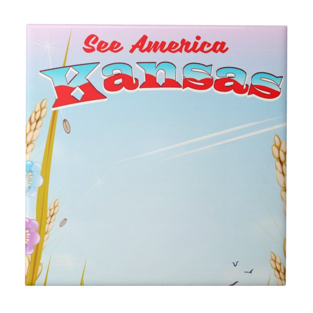 See America! - Kansas Tile (Front)