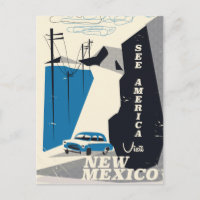 See America - New Mexico Vintage travel poster