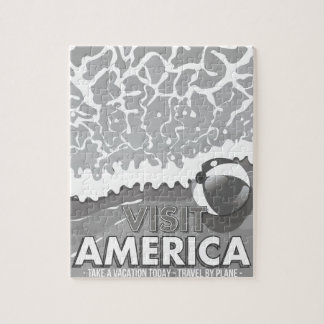 See America Vintage Cartoon Jigsaw Puzzle