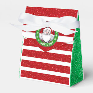 SEE BACK - Santa Delivery Favor Box