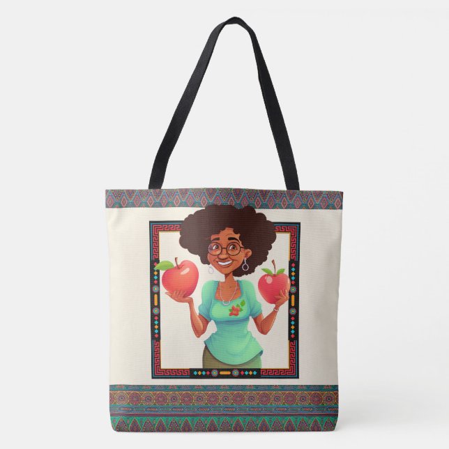 SEE BACK - Teacher Thank You  Tote Bag (Front)